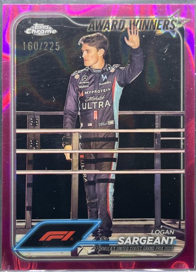 Logan Sargeant [Fuchsia Lava Refractor] #186
