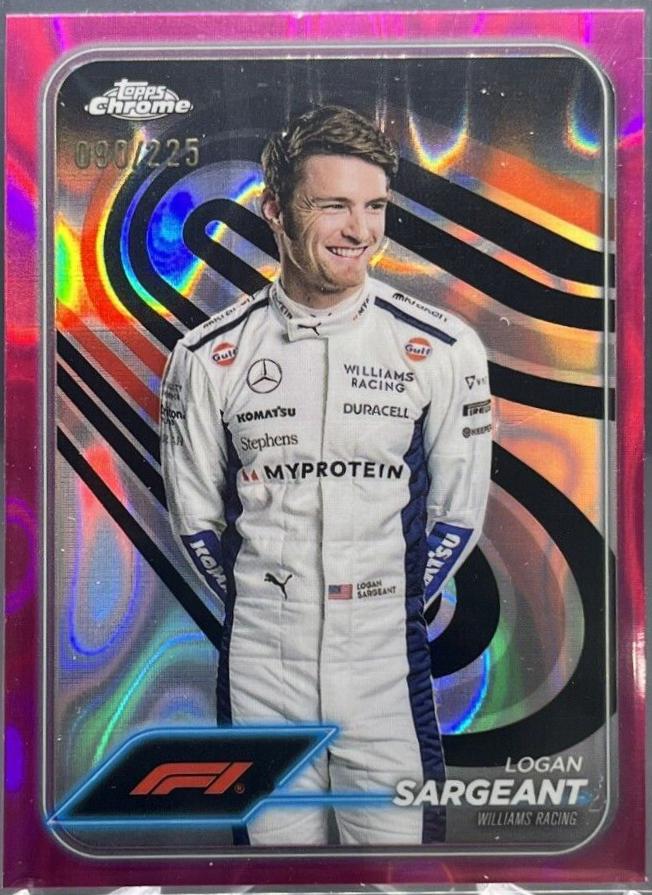 Logan Sargeant [Fuchsia Lava Refractor] #20