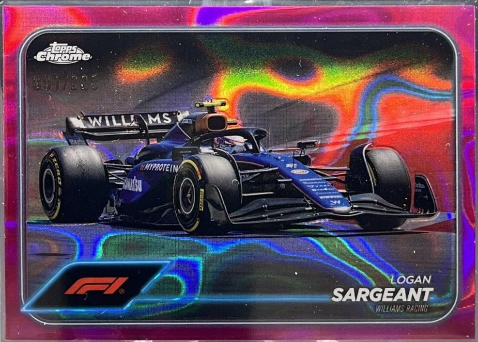 Logan Sargeant [Fuchsia Lava Refractor] #92