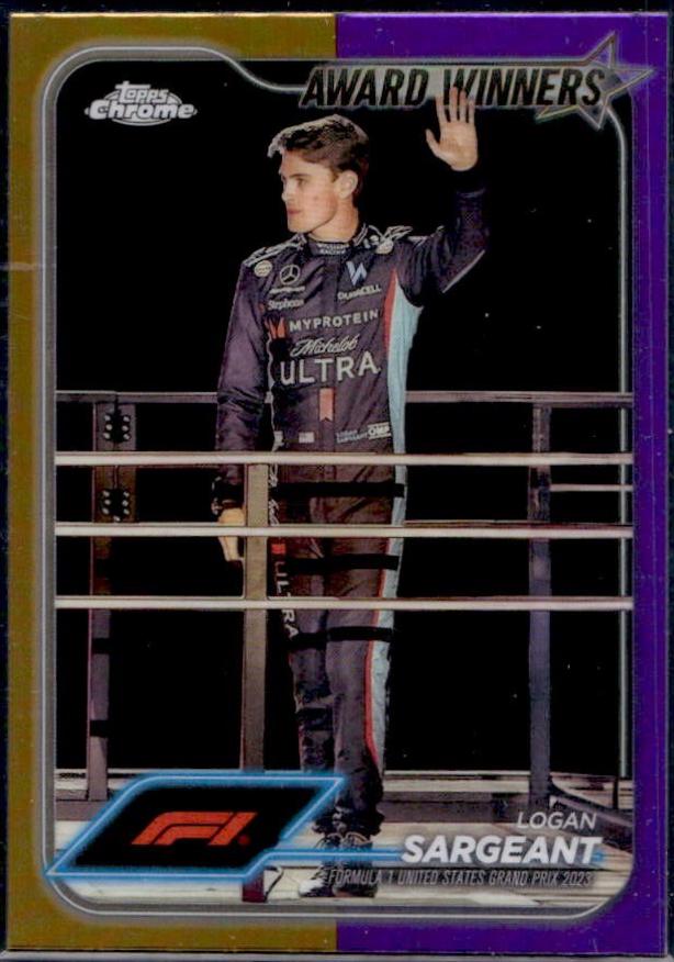 Logan Sargeant [Gold Purple Refractor] #186