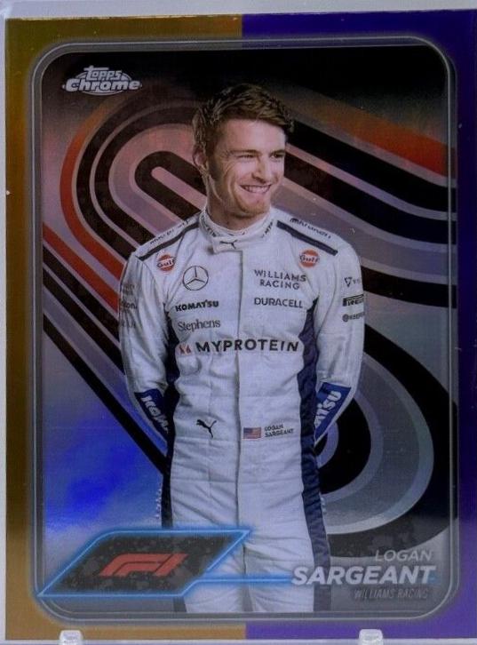 Logan Sargeant [Gold Purple Refractor] #20