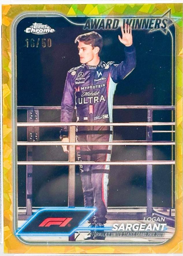 Logan Sargeant [Gold Refractor] #186