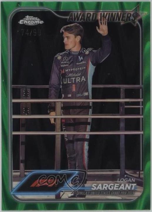 Logan Sargeant [Green RayWave Refractor] #186