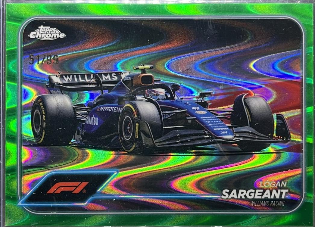 Logan Sargeant [Green RayWave Refractor] #92