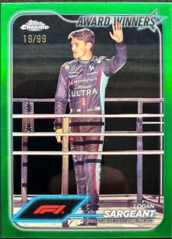 Logan Sargeant [Green Refractor] #186