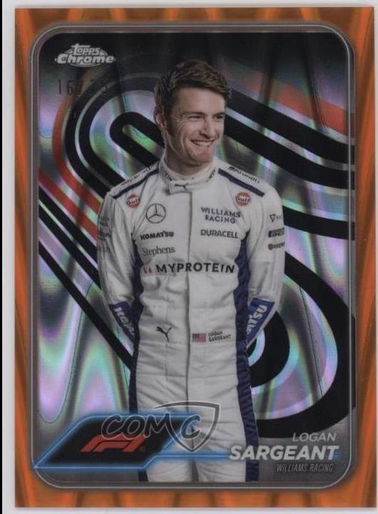 Logan Sargeant [Orange RayWave Refractor] #20