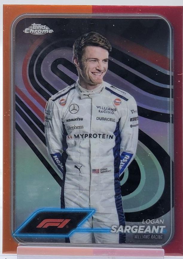 Logan Sargeant [Orange Red Refractor] #20