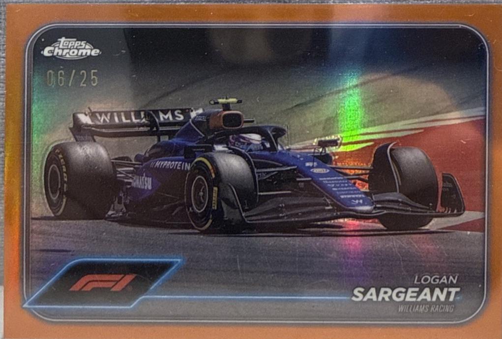 Logan Sargeant [Orange Refractor] #92