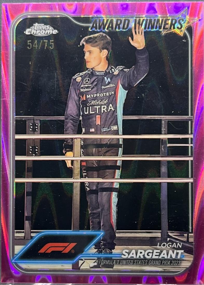 Logan Sargeant [Pink RayWave Refractor] #186