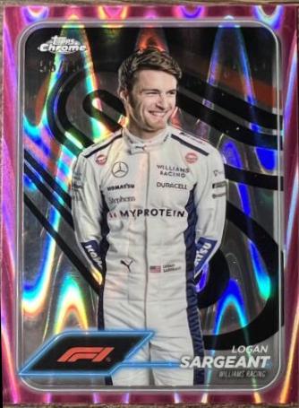 Logan Sargeant [Pink RayWave Refractor] #20