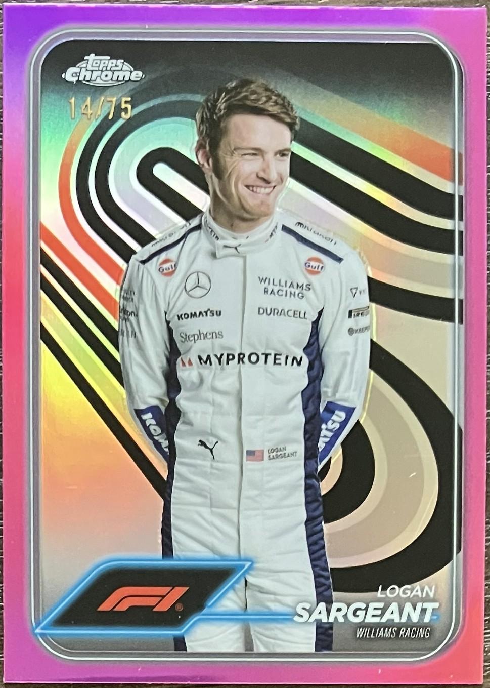 Logan Sargeant [Pink Refractor] #20