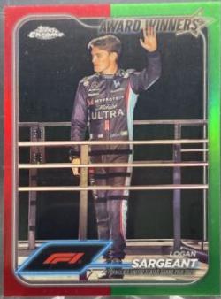 Logan Sargeant [Red Green Refractor] #186