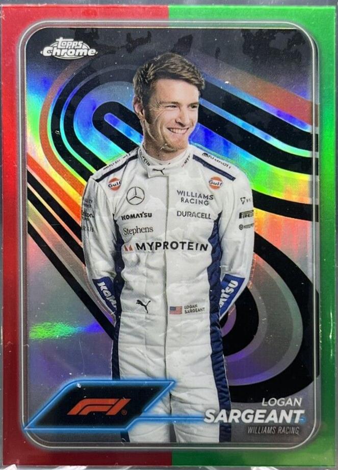 Logan Sargeant [Red Green Refractor] #20