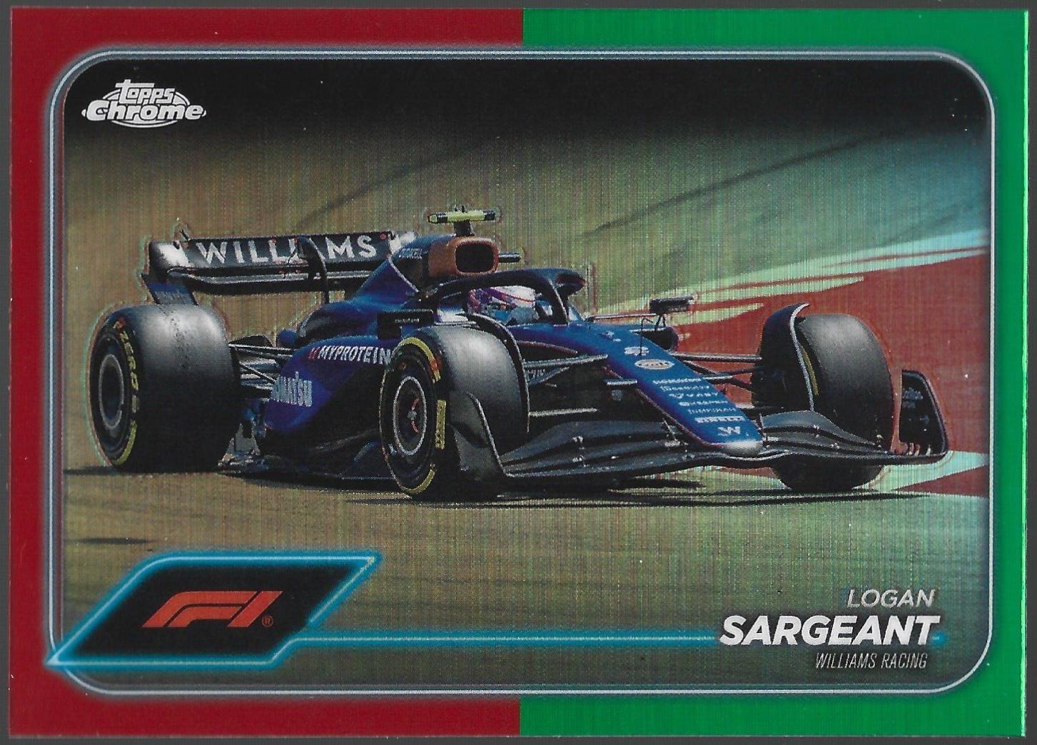 Logan Sargeant [Red Green Refractor] #92