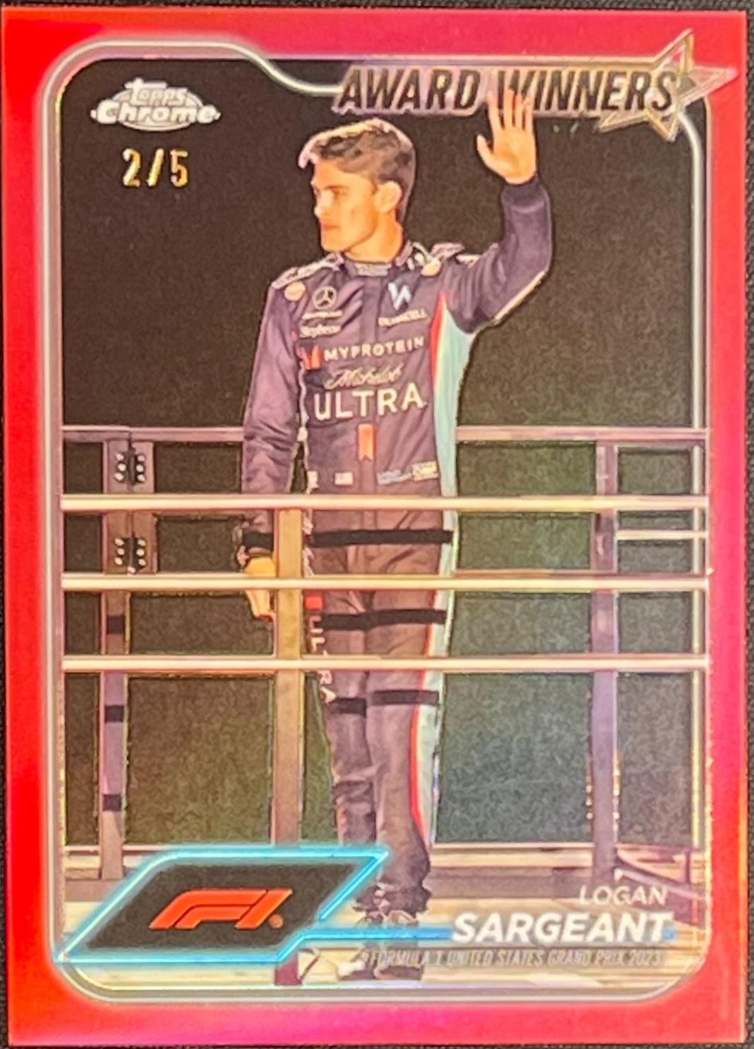 Logan Sargeant [Red Refractor] #186