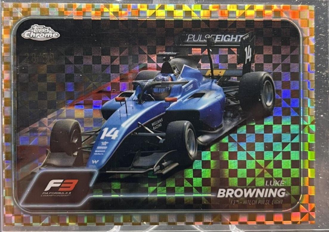Luke Browning [Checker Flag Gold Refractor] #127