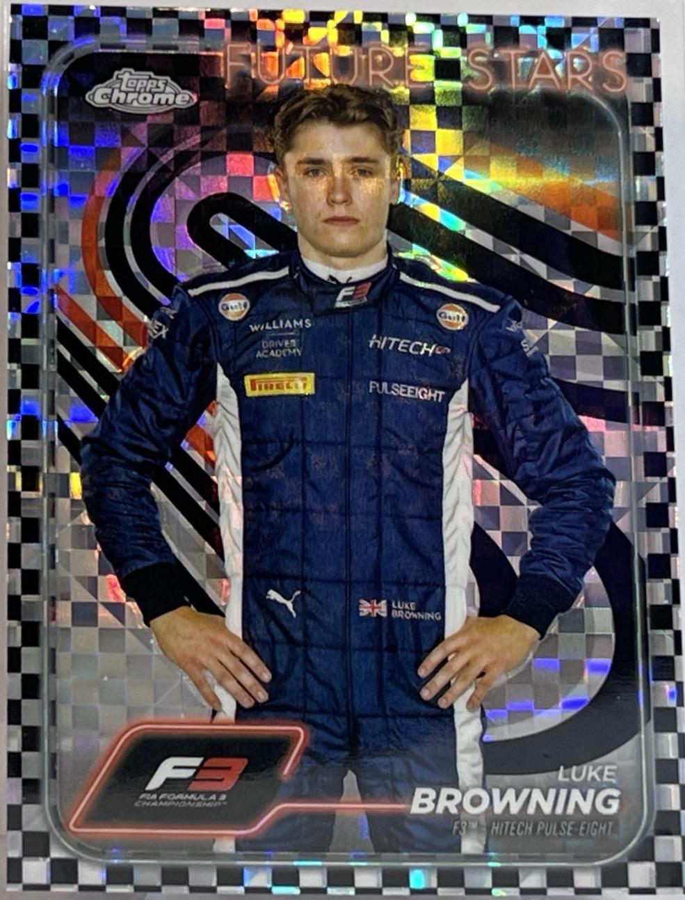 Luke Browning [Checker Flag Refractor] #55