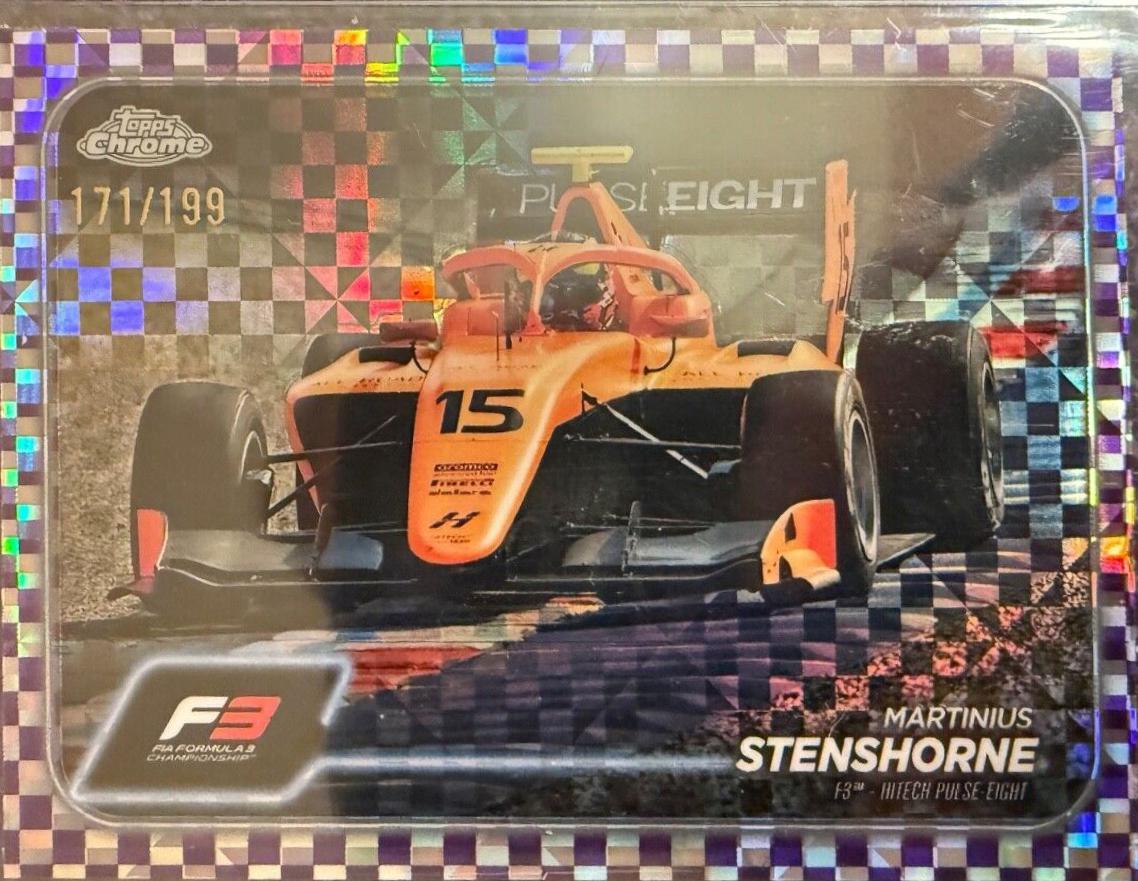 Martinius Stenshorne [Checker Flag Purple Refractor] #128