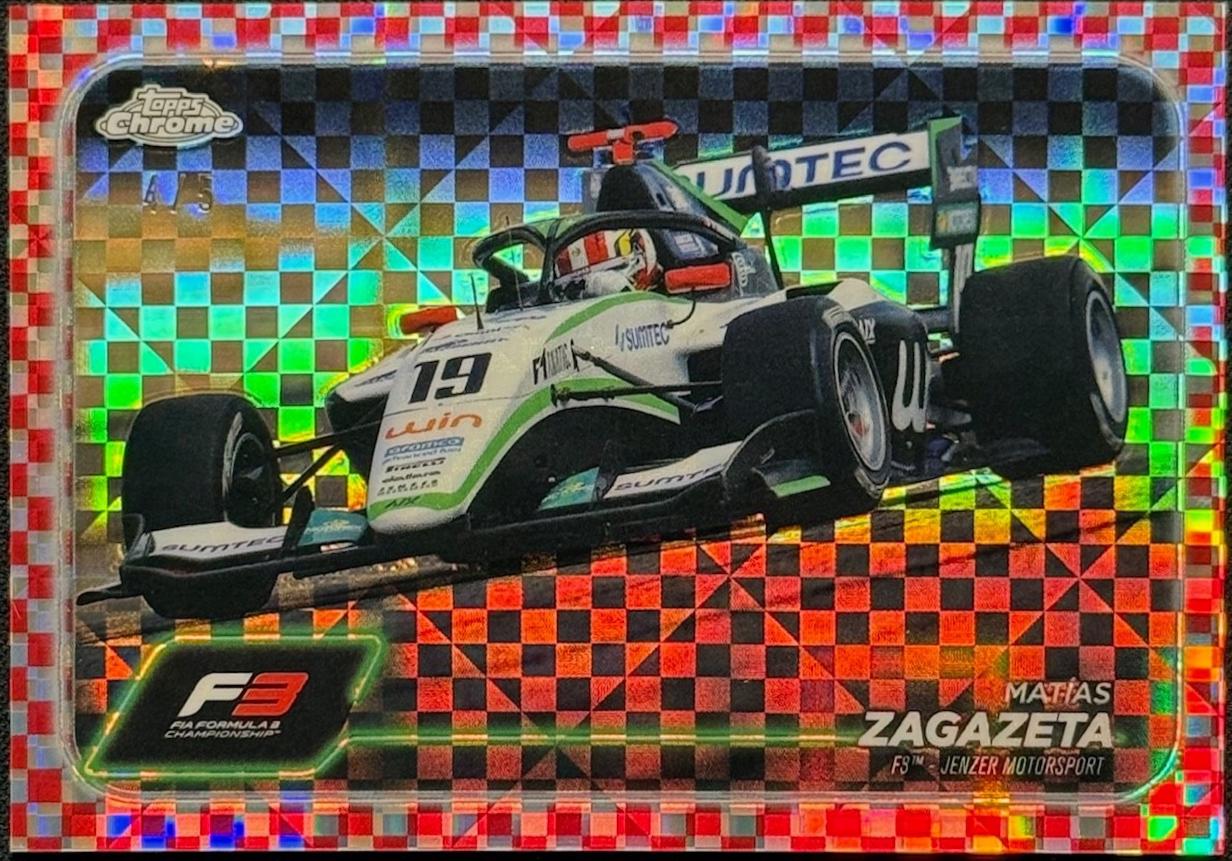 Matias Zagazeta [Checker Flag Red Refractor] #132