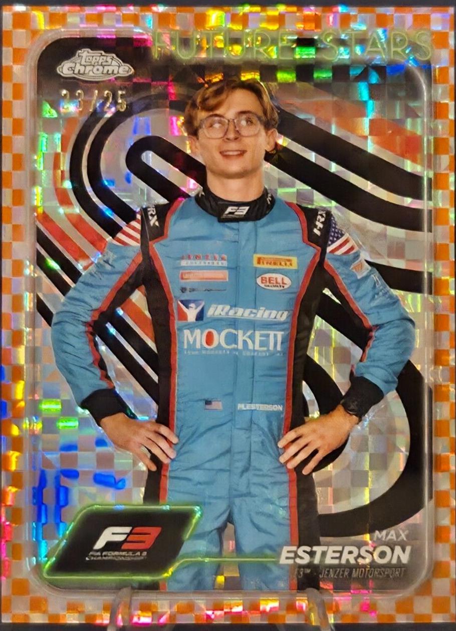 Max Esterson [Checker Flag Orange Refractor] #59