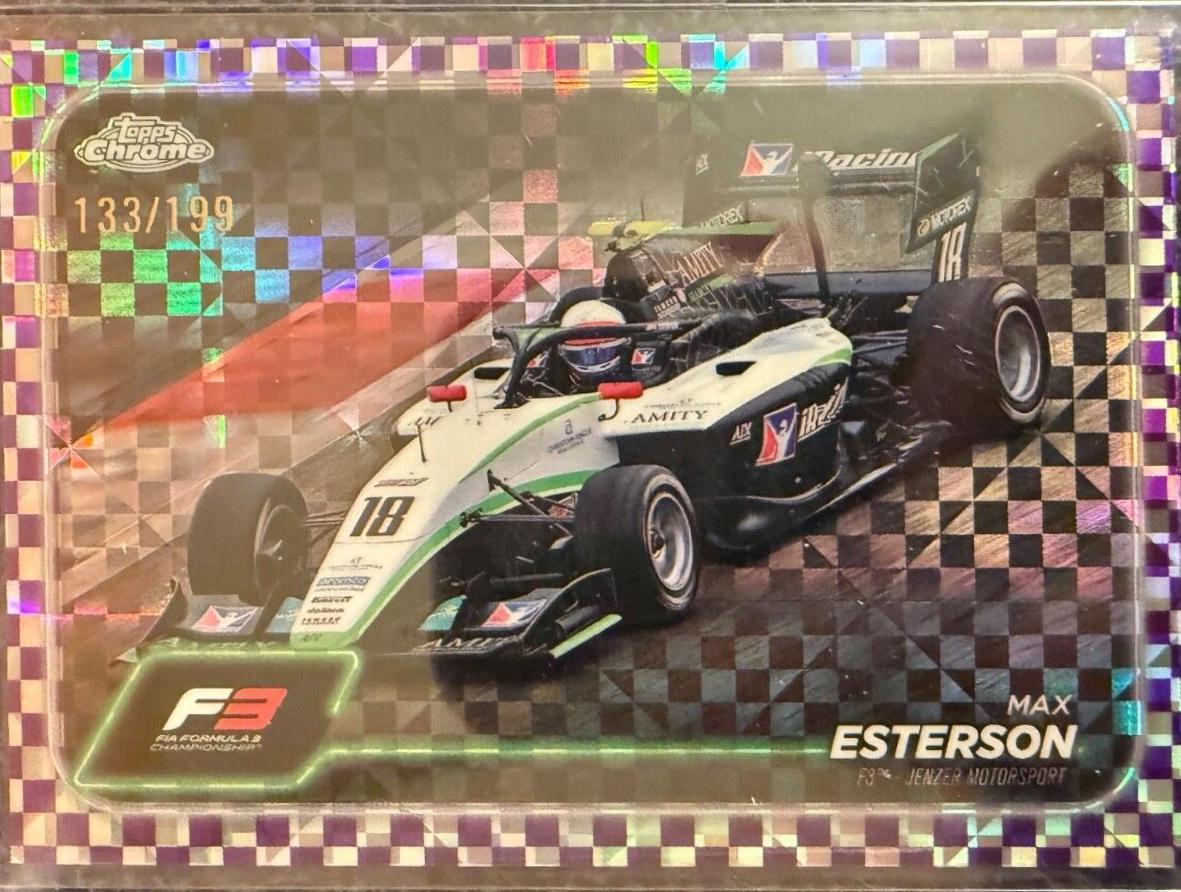 Max Esterson [Checker Flag Purple Refractor] #131