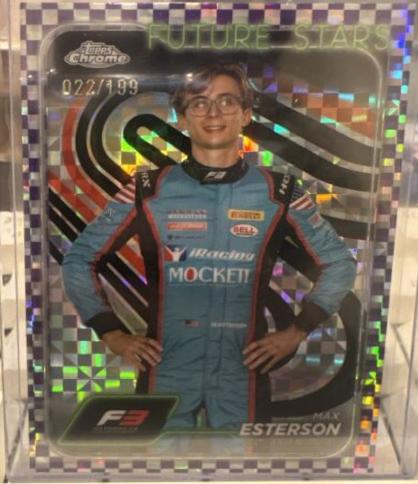 Max Esterson [Checker Flag Purple Refractor] #59