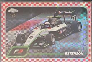 Max Esterson [Checker Flag Red Refractor] #131