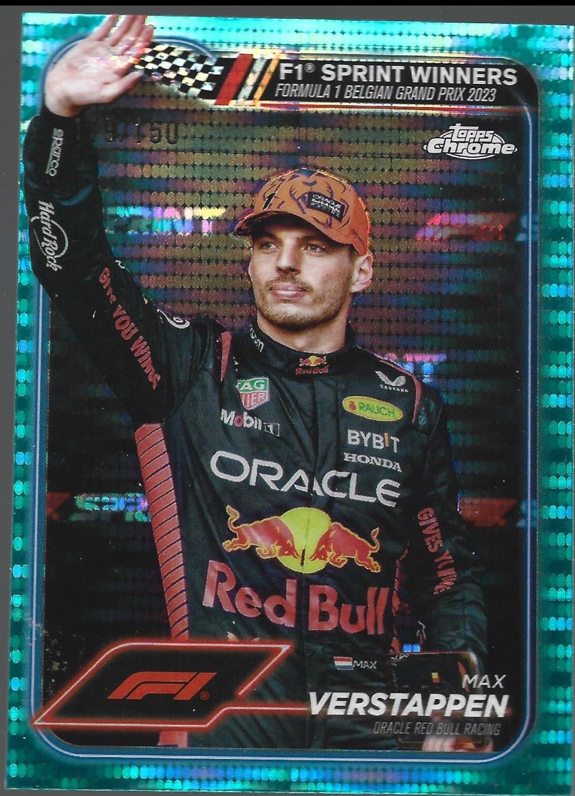 Max Verstappen [Aqua Sonar Refractor] #150