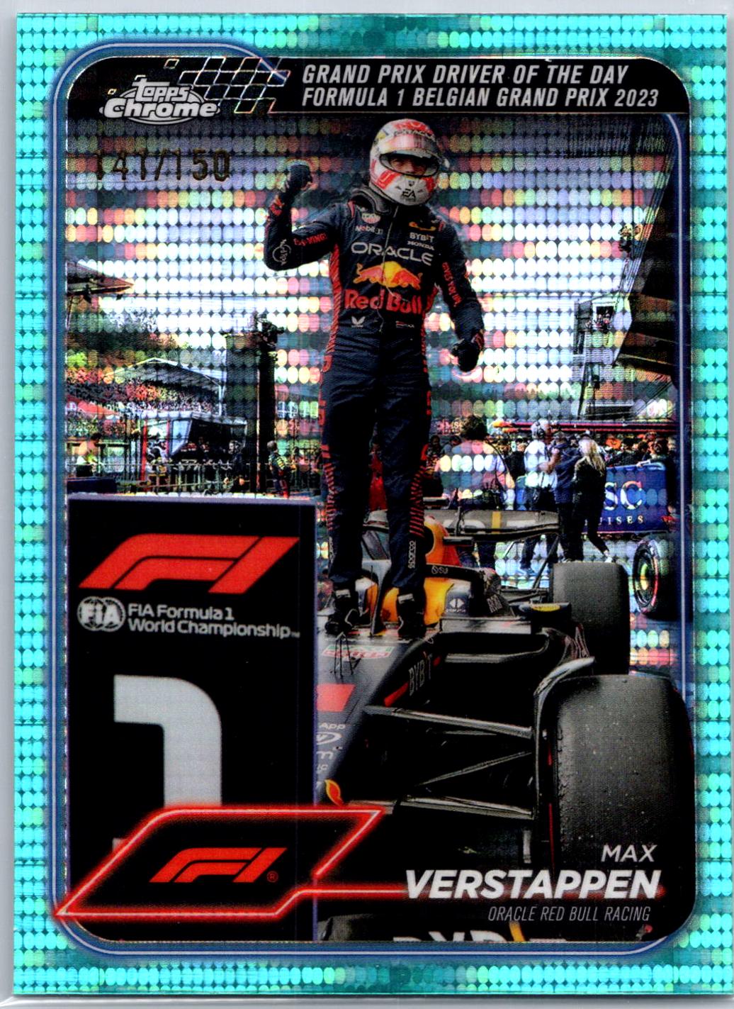 Max Verstappen [Aqua Sonar Refractor] #170