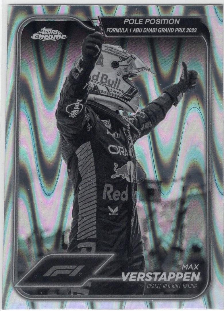 Max Verstappen [Black White RayWave Refractor] #154