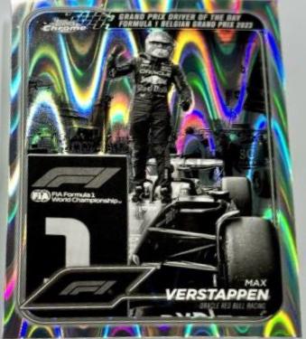 Max Verstappen [Black White RayWave Refractor] #170