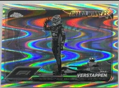 Max Verstappen [Black White RayWave Refractor] #183