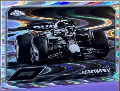 Max Verstappen [Black White RayWave Refractor] #73