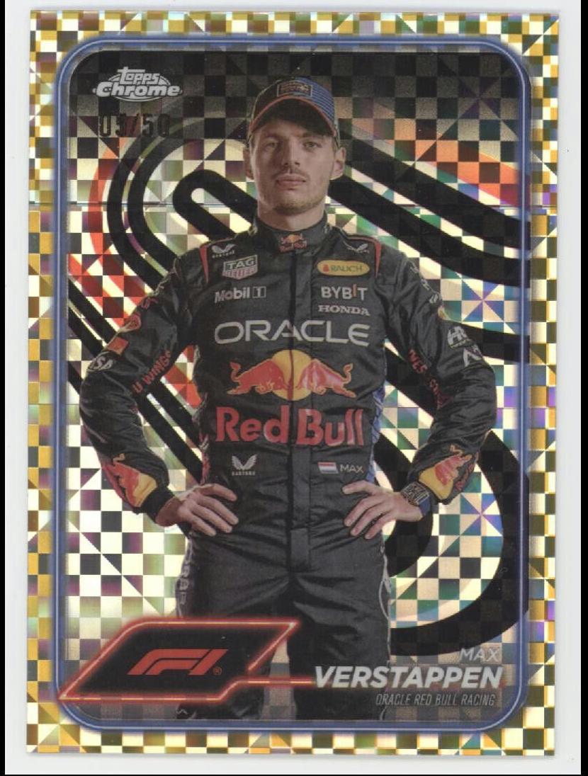 Max Verstappen [Checker Flag Gold Refractor] #1