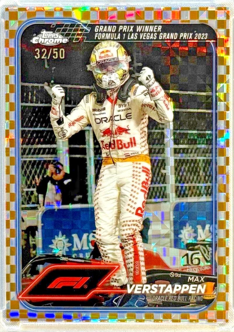 Max Verstappen [Checker Flag Gold Refractor] #145