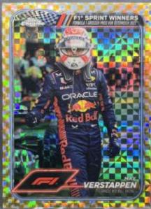 Max Verstappen [Checker Flag Gold Refractor] #149