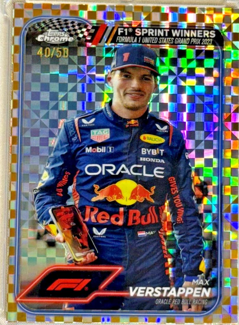 Max Verstappen [Checker Flag Gold Refractor] #152