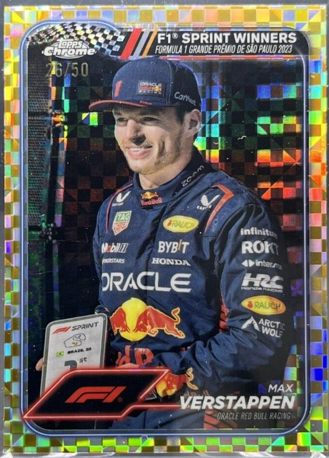 Max Verstappen [Checker Flag Gold Refractor] #153