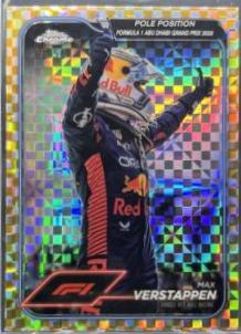 Max Verstappen [Checker Flag Gold Refractor] #154