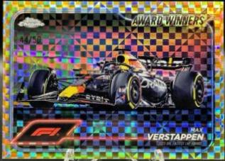 Max Verstappen [Checker Flag Gold Refractor] #182