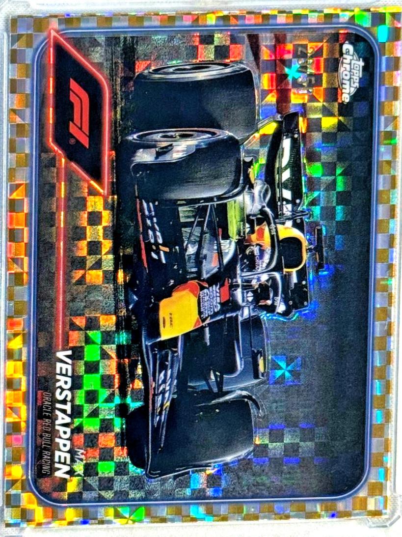 Max Verstappen [Checker Flag Gold Refractor] #73