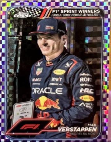 Max Verstappen [Checker Flag Purple Refractor] #153