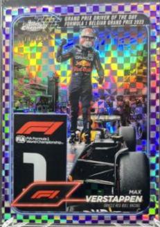 Max Verstappen [Checker Flag Purple Refractor] #170