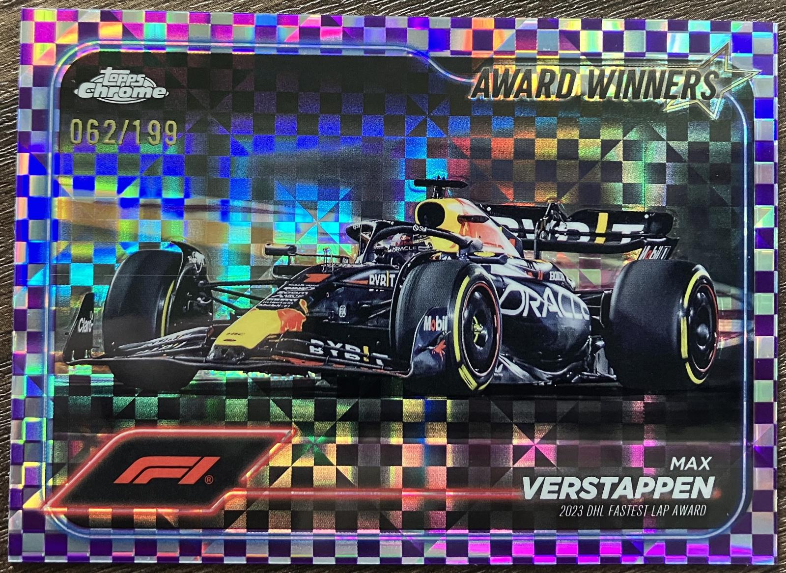 Max Verstappen [Checker Flag Purple Refractor] #182