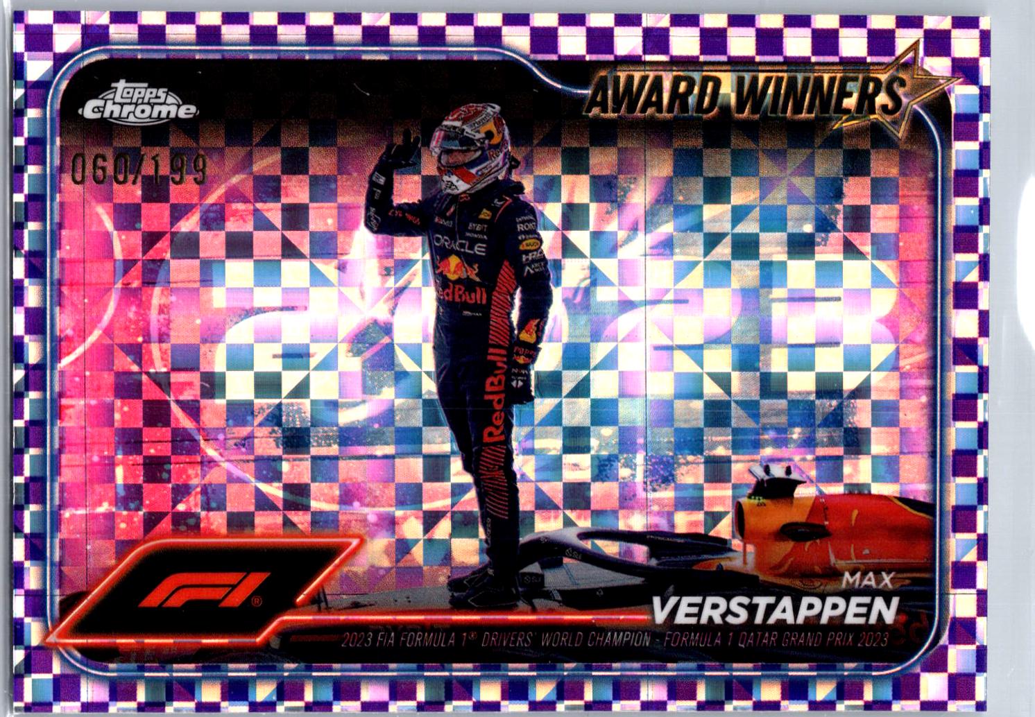 Max Verstappen [Checker Flag Purple Refractor] #183