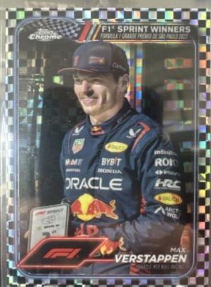 Max Verstappen [Checker Flag Red Refractor] #153