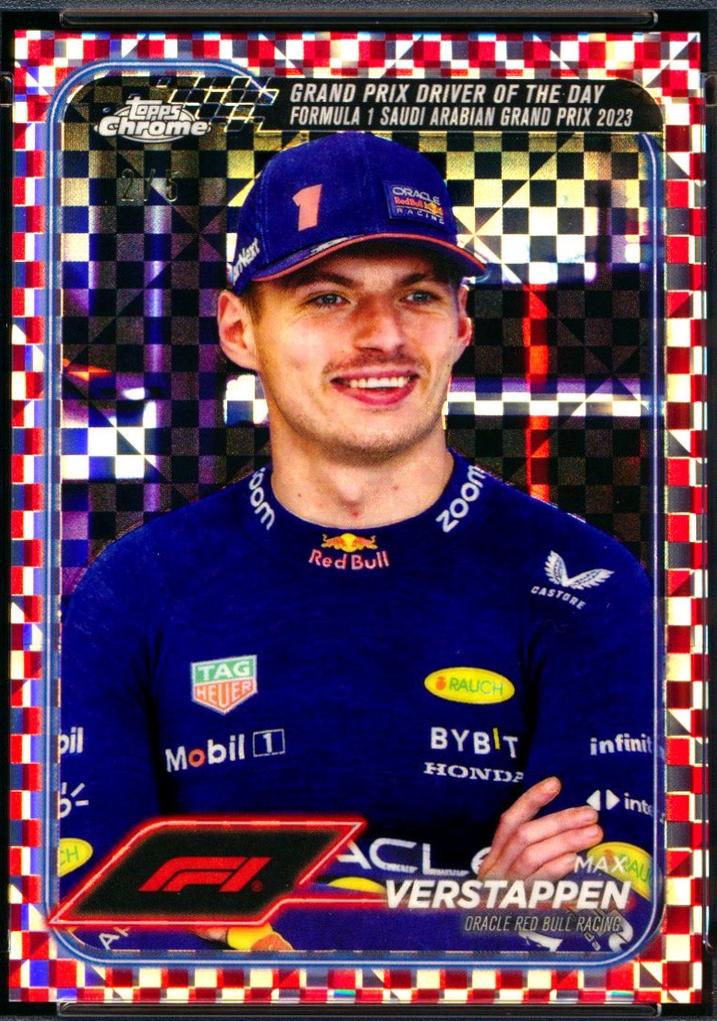 Max Verstappen [Checker Flag Red Refractor] #160