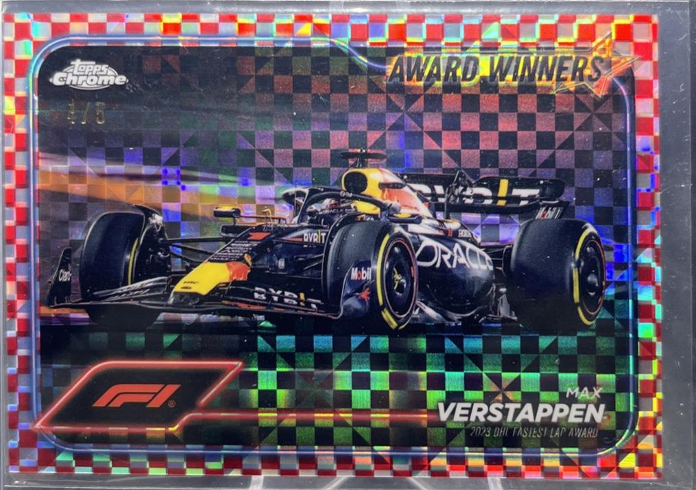 Max Verstappen [Checker Flag Red Refractor] #182