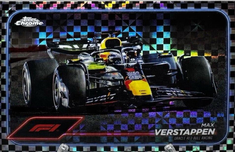 Max Verstappen [Checker Flag Red Refractor] #73