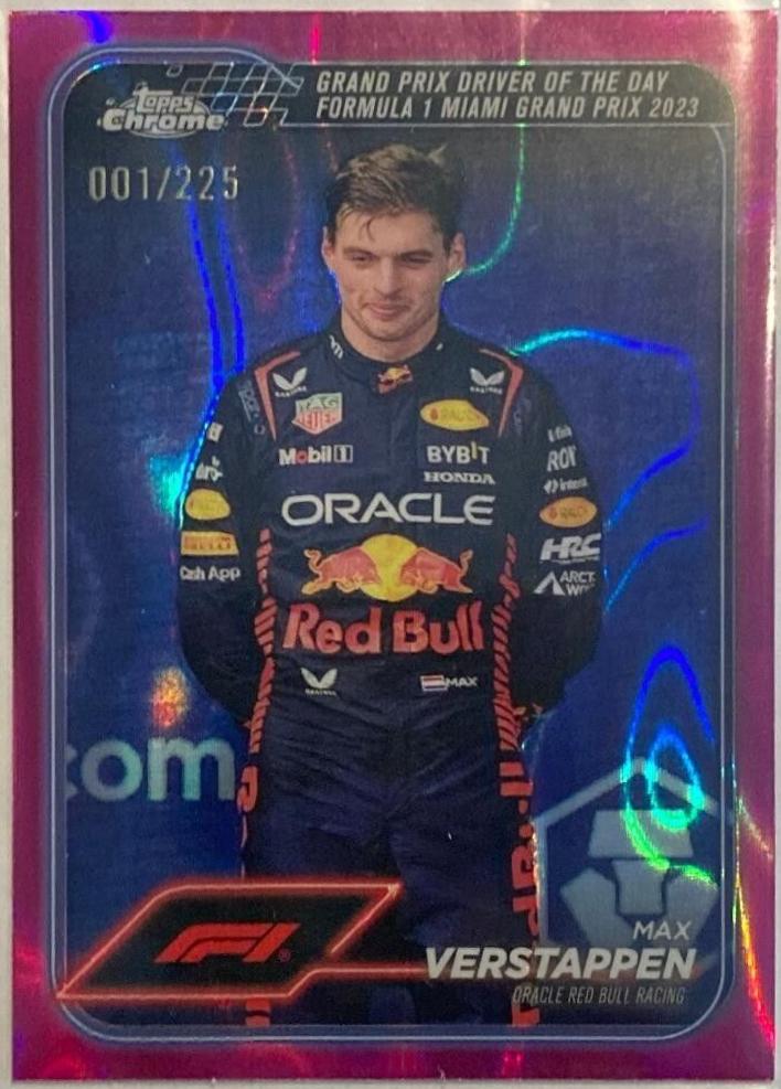 Max Verstappen [Fuchsia Lava Refractor] #1